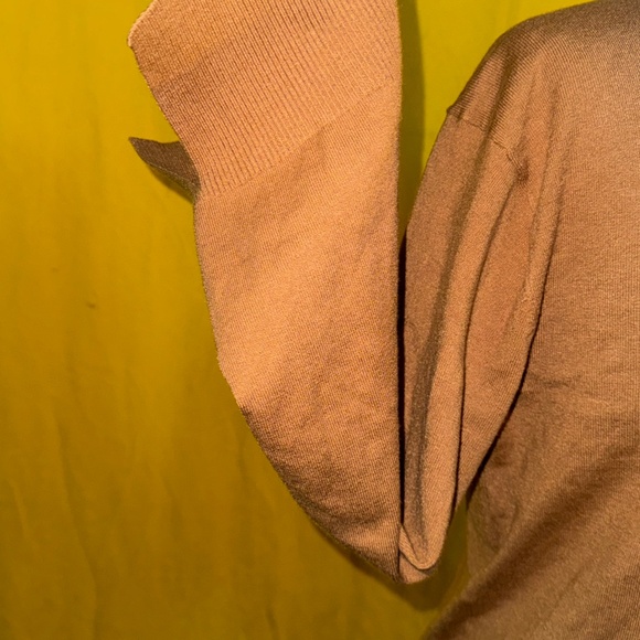 Steve Madden New with tag Greta Turtleneck Camel sweater minidress size small - Picture 4 of 7